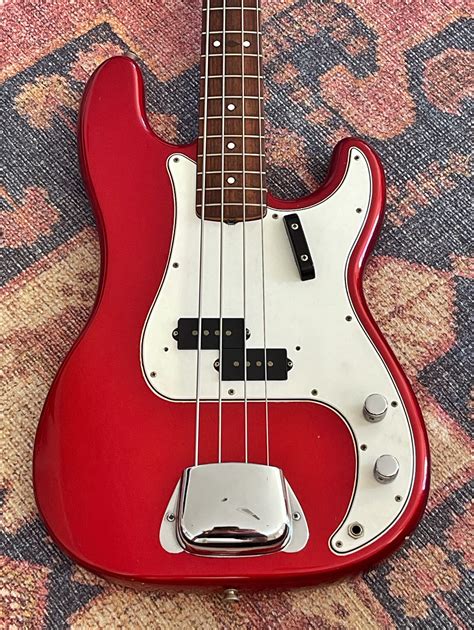 Fender Precision Bass 1966 Candy Apple Red Bass For Sale