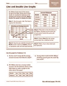 Double Line Graph Worksheets 6Th Grade - Just Call Me