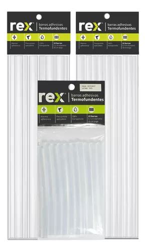 Barras Silicona Hot Melt Cmx Cm Bolsa Unid Rex Color Blanco Cuotas Sin Inter S