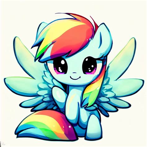 Chibi Filly Rainbow Dash By Firestormdangerdash On Deviantart