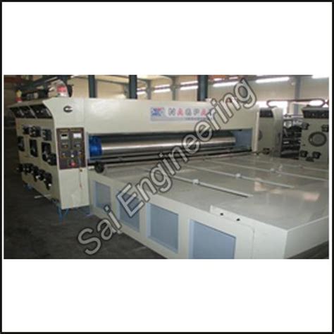 Automatic 6 9kw Chain Feed Flexo Printer Slotter Machine For Packaging