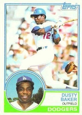 1983 Topps Blog: #220 Dusty Baker - Los Angeles Dodgers