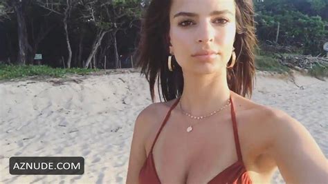 Emily Ratajkowski Nude And Sexy In Sand AZNude