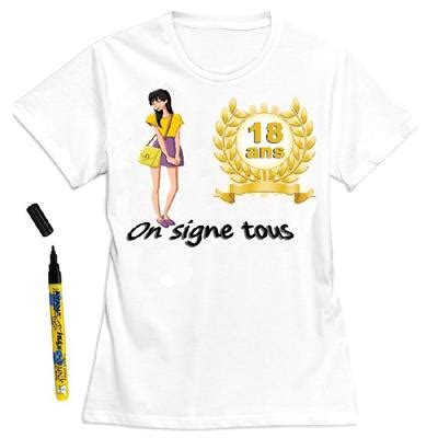 T Shirt Femme Anniversaire Ans D Dicacer Mondial Fete