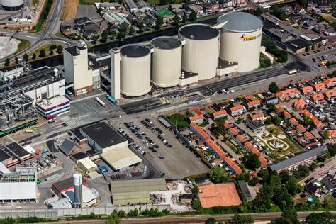 Luchtfoto Suikerfabriek Van Suiker Unie Hoogkerk Vierverlaten Op De