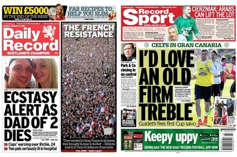 January 12: Daily Record breakfast news blog LIVE - Daily Record