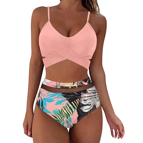 MKLEKYY Trajes De Baños Women Mesh High Waisted Bikini Sexy Push Up Two Piece Swimsuits Vintage