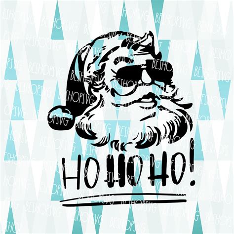 Ho Ho Ho Svg Santa Svg Christmas Svg Iron On File Cut Etsy