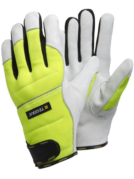 Перчатки TEGERA 951, лицевая воловья кожа, для работы с цепной пилой ...