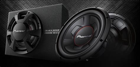 Pioneer TS-WX306B; caja acústica para lograr bajos sólidos, rítmicos y ...