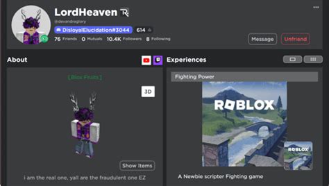 Lordheaven Alt Username