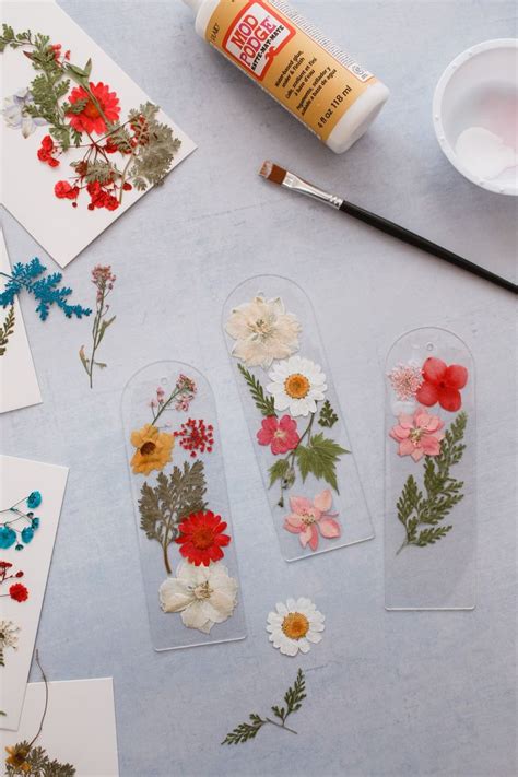 DIY Pressed Flower Bookmarks Entertain The Idea Pressed Flower