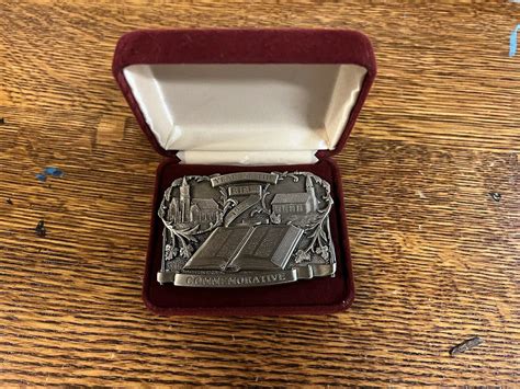 Year Of The Bible Commemorative Belt Buckle Gem