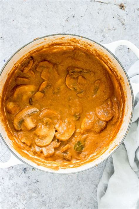 Mushroom Masala - Mushroom Curry {Vegan, Gluten-Free, Paleo, Whole 30