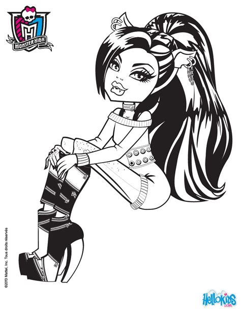 Todo Sobre Monster High Dibujos Para Imprimir De Monster High