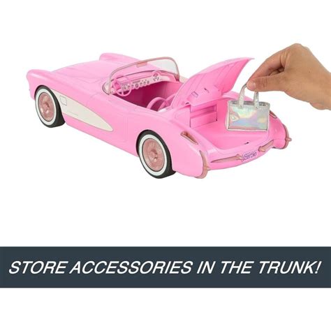 Barbie The Movie Hot Wheels Remote Control Pink Corvette Car Rc Hpw