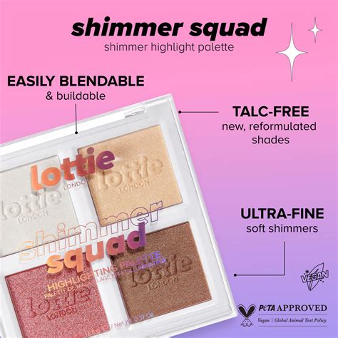 Lottie London Shimmer Squad Vegan Highlighter