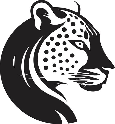 Sleek And Savage Black Leopard Logo Design Panther Power Black Vector