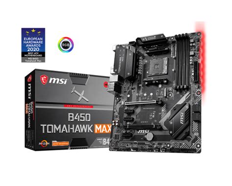 MSI B450 Tomahawk MAX - заказать онлайн и купить Материнские платы в ...
