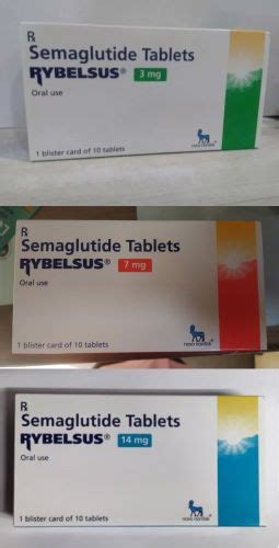 Rybelsus Semaglutide Novo Nordisk Box Of 10 Tablets