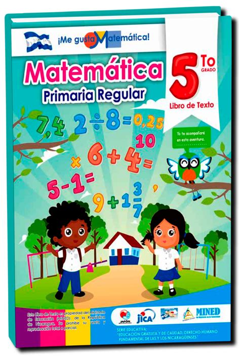 Libro de matemáticas quinto grado 2023 Libros de Nicaragua