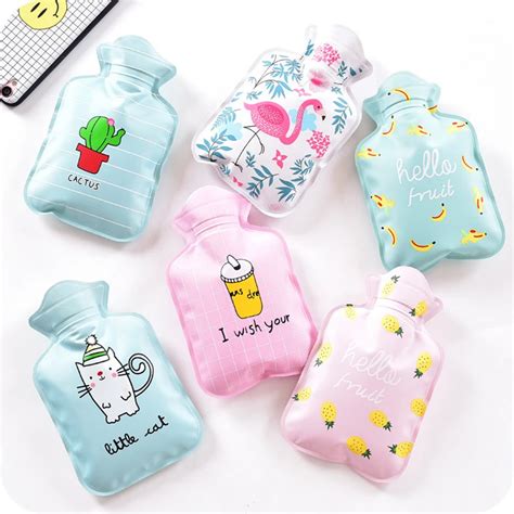 Portable Hot Water Bags Cute Cartoon Warm Belly Treasure Cartoon Hand