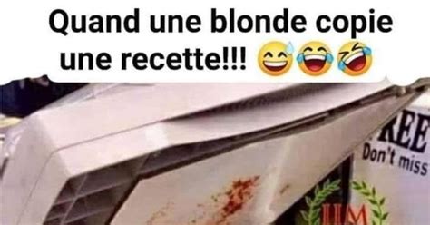 Quand Une Blonde Blagues Et Les Meilleures Images Dr Les