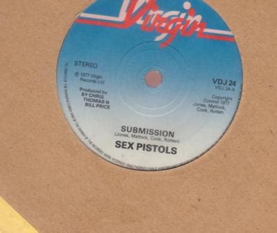 Popsike SEX PISTOLS Submission One Sided Vinyl RARE Virgin VDJ Auction Details