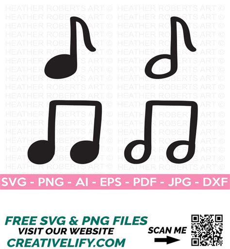 Musical Notes Svg Bundle Music Notes Svg Music Icons Svg Inspire