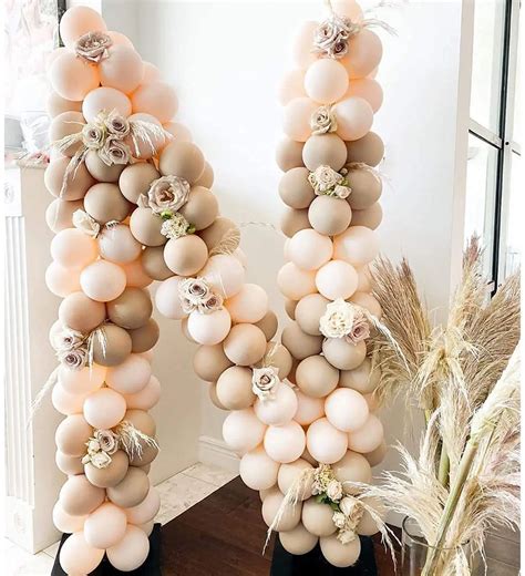 Blush Gold Caramel Coffee Balloon Garland Kit Apricot Brown Nude Balloon Arch Graduation Bridal