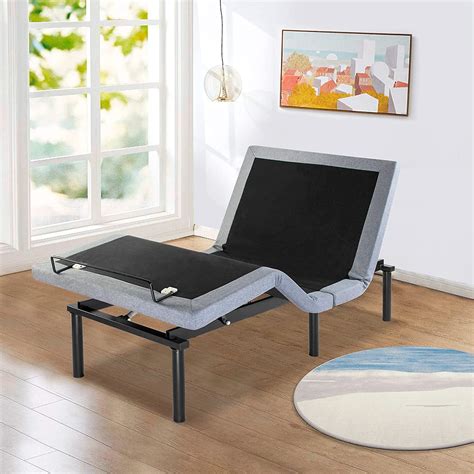 soges adjustable bed base twin xl size  foam mattress walmartcom