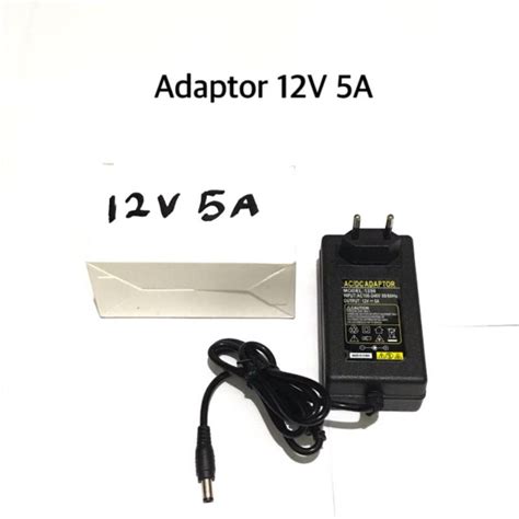 Jual Adaptor 12 volt / 5 ampere | Shopee Indonesia