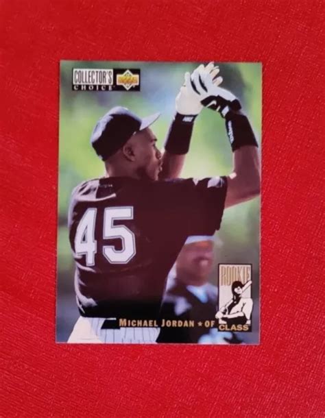 1994 UPPER DECK Collector S Choice 661 Michael Jordan Recrue White Sox