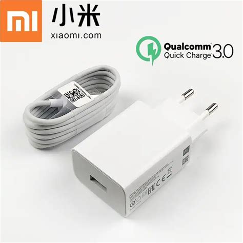 Xiaomi cargador rápido Mi 10 Original 27w QC 4 0 adaptador de Turbo