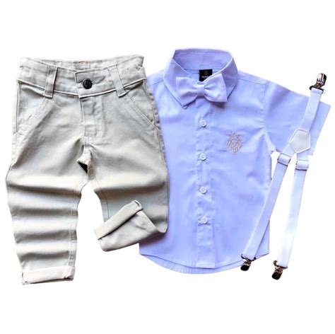 Camisa Branca Curta Cal A Nude Infantil