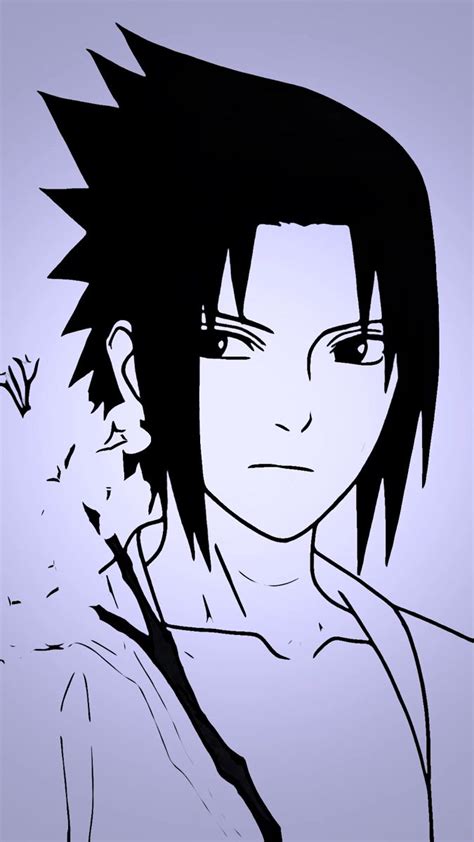 Sasuke Uchiha Fan Art Manga Style Edited Miauchihaa