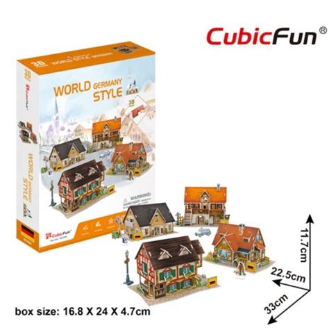 CubicFun 3D-Puzzle - 3D World Style - Deutschland - ab 8 Jahren