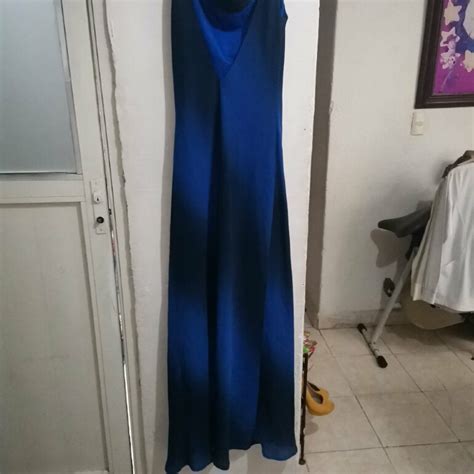 Vestido Largo Para Graduaci N Azul De Liz Minelli De Segunda Mano