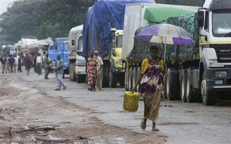 congo plans border post expansion  mining trucks endure    km