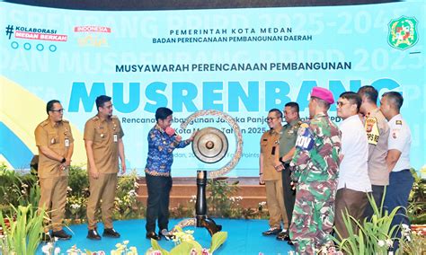 Buka Musrenbang RPJPD Medan 2025 2045 Pj Gubernur Sumut Sebut