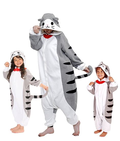 Tabby Cat Onesie Costume Kigurumi Cat Costume Kids Cat Onesie Kids