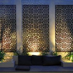 Modern Mashrabiya for Wall Contemporary Outdoor Wall Art, Contemporary ...