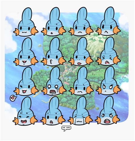 Mudkipz9 Chibi Expression Sheet Chibi Mudkip Hd Png Download Kindpng