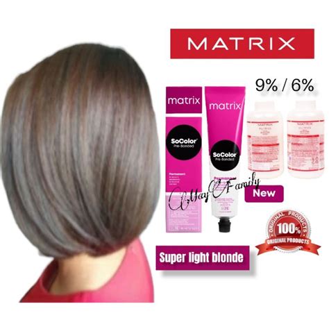 Jual Matrix Socolor N Super Light Blonde Oxydant Pewarna Rambut Shopee Indonesia