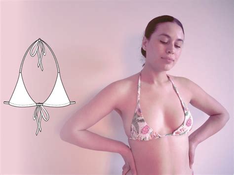 Lychee Triangle Top DIY Bikini Top Digital PDF Sewing Etsy