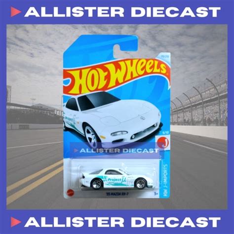 Jual Hot Wheels Mazda Rx Putih Hotwheels Mazda Rx White Hot Wheels Mazda Rx Project U