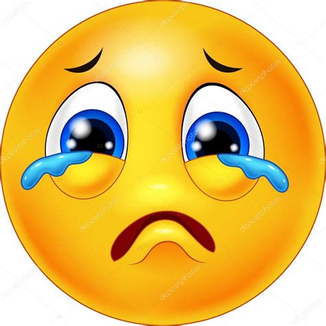 Cartoon emoticon crying Stock Vector Image by ©tigatelu #83642588