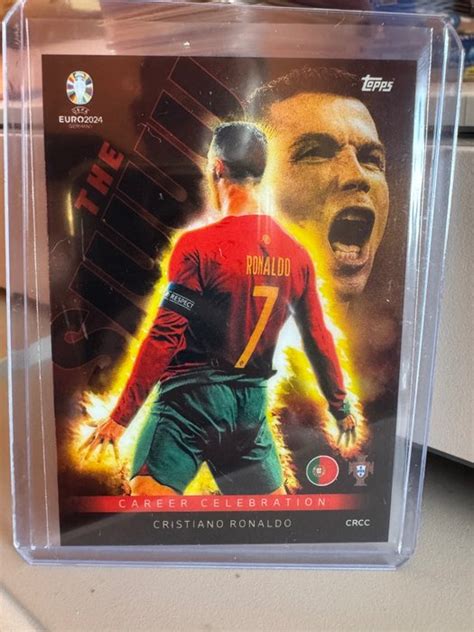 2024 Topps Match Attax UEFA Euro Cristiano Ronaldo CRCC Case