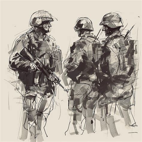 Premium Vector Modern Soldiers