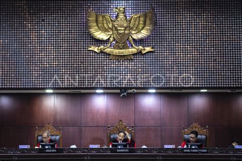 Sidang Uji Materiil Undang Undang Nomor 7 Tahun 2017 Pemilu Antara Foto
